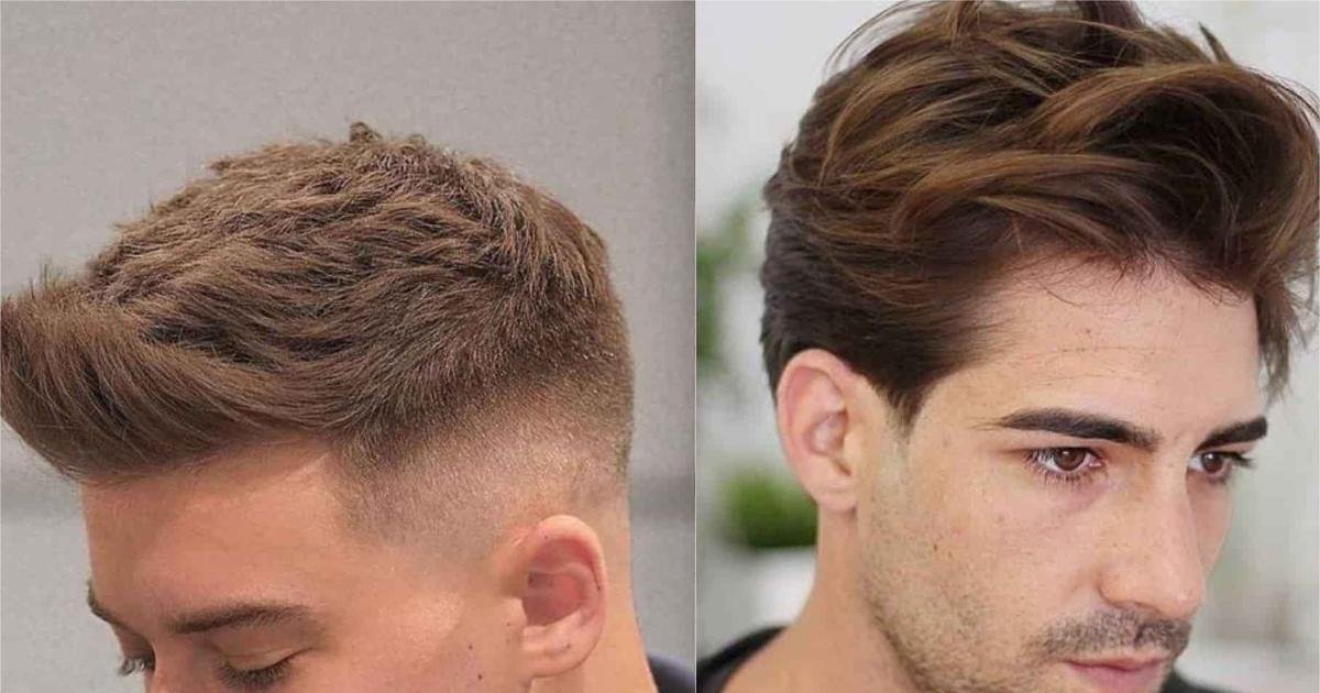 tóc phù hợp với mặt dài nam