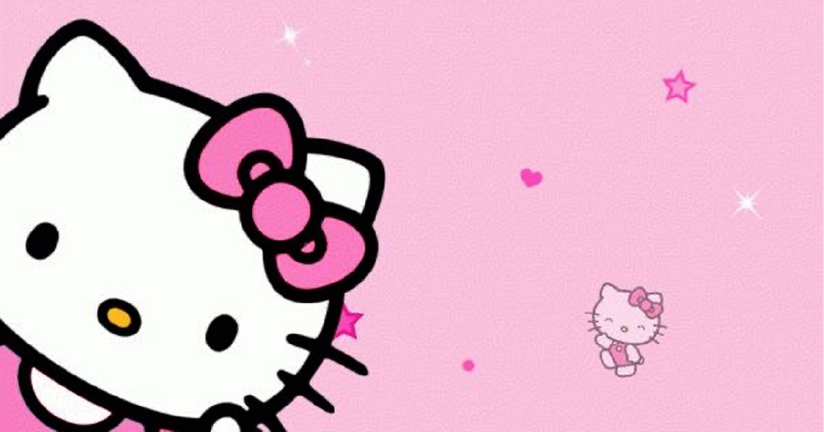 hình nền hello kitty màu hồng
