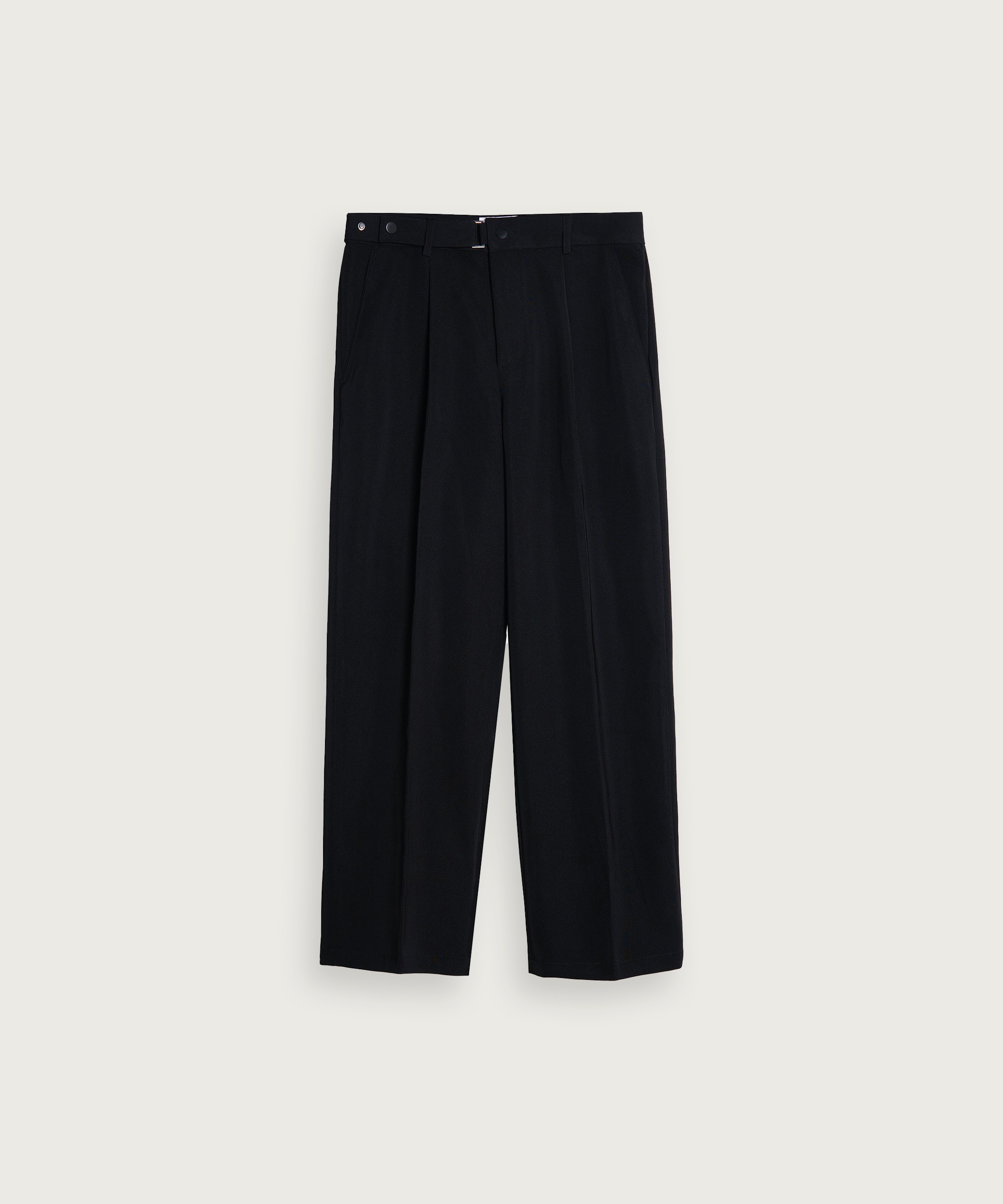 Quần Tây Nam Ống Rộng Cách Điệu Đai Điều Chỉnh Cạp – Drape Trousers