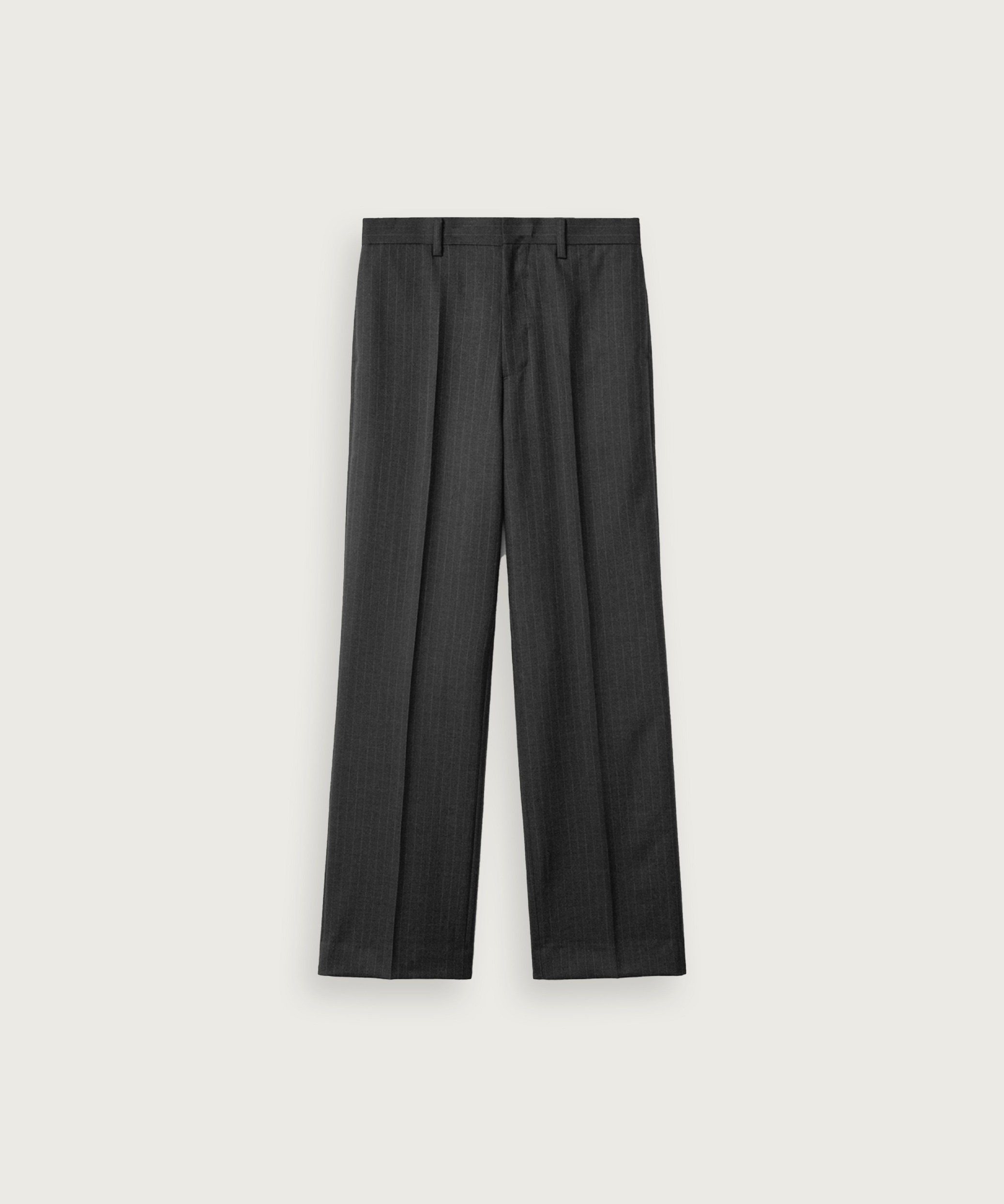 Quần Tây Nam Dáng Suông Đứng Kẻ Sọc Mảnh – Striped Straight Trousers